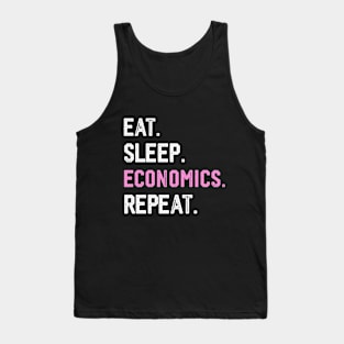 Funny vintage economics teacher women economics professor Tank Top